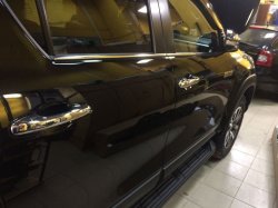 Накладки на дверные ручки, хром  Toyota Hilux 2015, 2016, 2017, 2018 годов