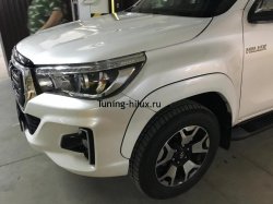 Расширители колесных арок для Exclusive (оригинал) Toyota Hilux 2015, 2016, 2017, 2018, 2019, 2020 годов