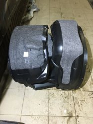 Подкрылки c шумоизоляцией комплект 4 шт.  Toyota Hilux 2015, 2016, 2017, 2018 годов