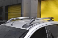 Рейлинги из алюминиевых труб Maxport Chrome Toyota Hilux 2015, 2016, 2017, 2018 годов