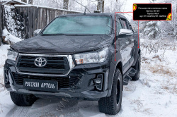 Расширители колесных арок для Exclusive (вынос 25 мм) Toyota Hilux 2015, 2016, 2017, 2018, 2019, 2020 годов