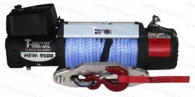 Лебедка электрическая HEW-9500 X Power с синтетическим тросом Toyota Hilux 2015, 2016, 2017, 2018 годов