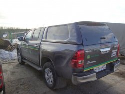 Кунг Spaco Toyota Hilux 2015, 2016, 2017, 2018, 2019, 2020, 2021, 2022, 2023, 2024, 2025 годов