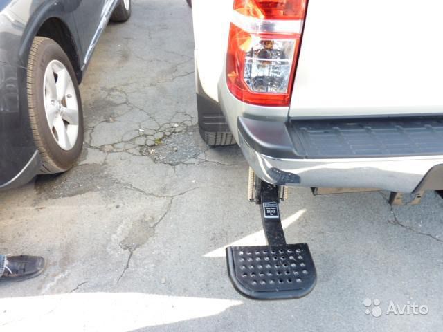Подножка раздвижная Toyota Hilux 2015, 2016, 2017, 2018 годов
