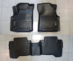 Комплект ковриков в салон WeatherBeater™ цвет черный Toyota Hilux 2015, 2016, 2017, 2018 годов