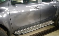 Пороги усиленные Toyota Hilux 2015, 2016, 2017, 2018 годов