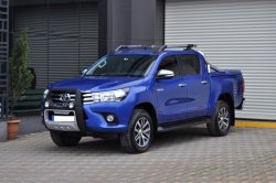 Защита переднего бампера QT003 ATLANTIC Revo Toyota Hilux 2015, 2016, 2017, 2018 годов