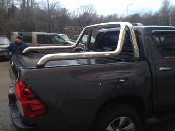 Крышка кузова Rollback (без дуги) для Toyota Hilux 2015-2023