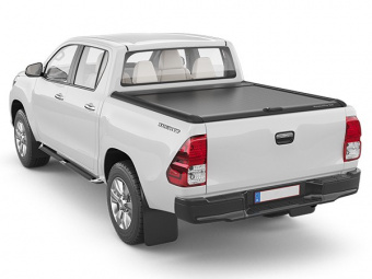 Крышка Top Roll (silver / black) для Toyota Hilux 2015-2022