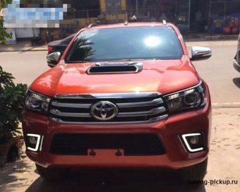 Дневные ходовые огни Toyota Hilux 2015, 2016, 2017, 2018 годов