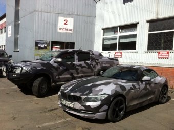 Оклейка плёнкой Toyota Hilux 2015, 2016, 2017, 2018 годов