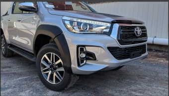 Расширители колесных арок для Exclusive Toyota Hilux 2015, 2016, 2017, 2018, 2019, 2020 годов