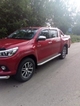 Расширители колесных арок для Exclusive (оригинал) Toyota Hilux 2015, 2016, 2017, 2018, 2019, 2020 годов