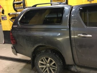 Кунг SJS для автомобиля Toyota Hilux 2015, 2016, 2017, 2018, 2019, 2020, 2021, 2022, 2023, 2024, 2025 годов