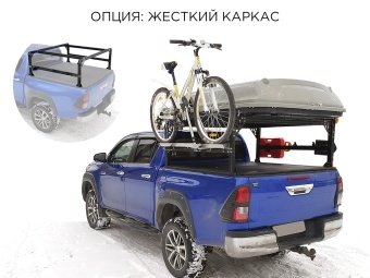 Крышка 4-х секционная 4S PRO для Toyota Hilux 2015-2023
