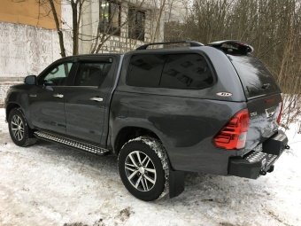 Кунг SJS для автомобиля Toyota Hilux 2015, 2016, 2017, 2018, 2019, 2020, 2021, 2022, 2023, 2024, 2025 годов