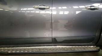 Пороги усиленные Toyota Hilux 2015, 2016, 2017, 2018 годов