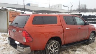 Кунг ABS STILYSH Toyota Hilux 2015, 2016, 2017, 2018, 2019, 2020, 2021, 2022, 2023, 2024, 2025 годов