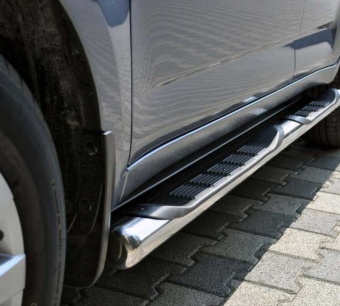 Пороги TT002 DRAGOS Revo Toyota Hilux 2015, 2016, 2017, 2018 годов