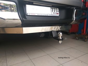 Фаркоп съемный (американский квадрат) Toyota Hilux 2015, 2016, 2017, 2018 годов