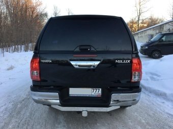 Кунг S PLUS V2 (раздвижные боковые стекла) Toyota Hilux 2015, 2016, 2017, 2018, 2019, 2020, 2021, 2022, 2023, 2024, 2025 годов