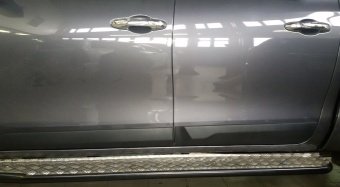 Пороги усиленные Toyota Hilux 2015, 2016, 2017, 2018 годов