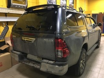Кунг SJS для автомобиля Toyota Hilux 2015, 2016, 2017, 2018, 2019, 2020, 2021, 2022, 2023, 2024, 2025 годов