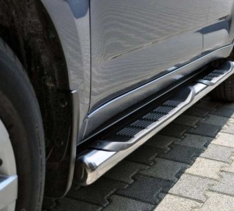 Пороги AB004 ARTEMIS Revo Toyota Hilux 2015, 2016, 2017, 2018 годов