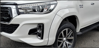 Расширители колесных арок для Exclusive Toyota Hilux 2015, 2016, 2017, 2018, 2019, 2020 годов