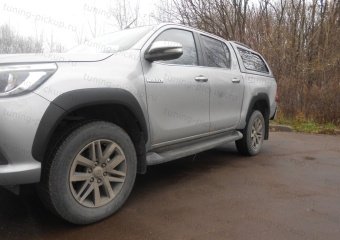 Расширители колесных арок для Exclusive (оригинал) Toyota Hilux 2015, 2016, 2017, 2018, 2019, 2020 годов