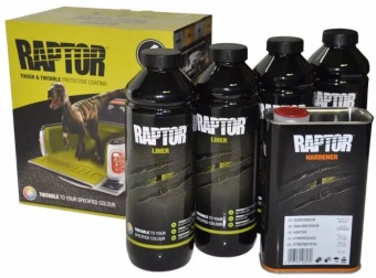 Обработка грузового отсека защитным покрытием RAPTOR U-POL Toyota Hilux 2015, 2016, 2017, 2018 годов